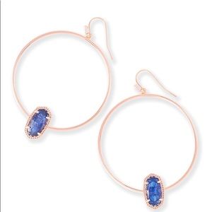 Kendra Scott Elora Hoop Earrings NWT